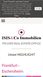 Mobile Screenshot of isis-immobilien.com